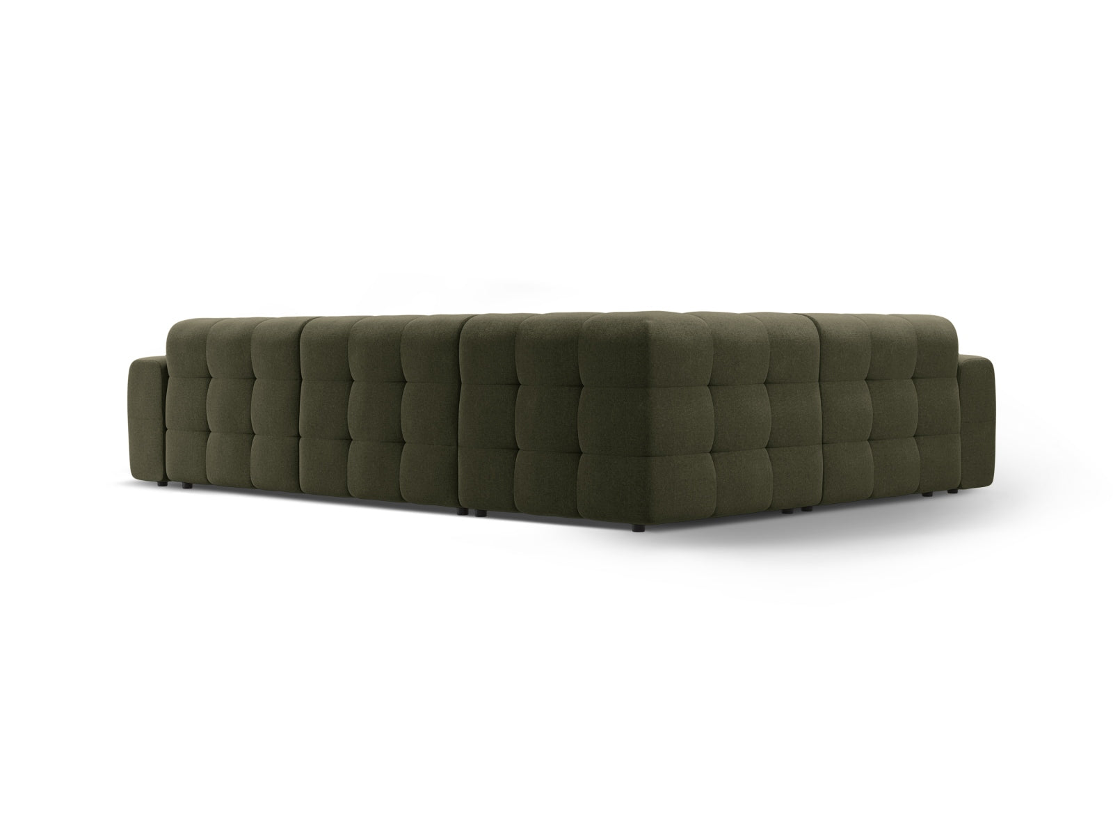 Ecksofa Strukturstoff Amazon Green Kendal — Maße und Details