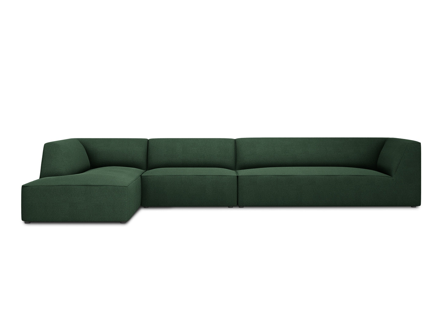 Ecksofa Strukturstoff Beige Ruby — Green