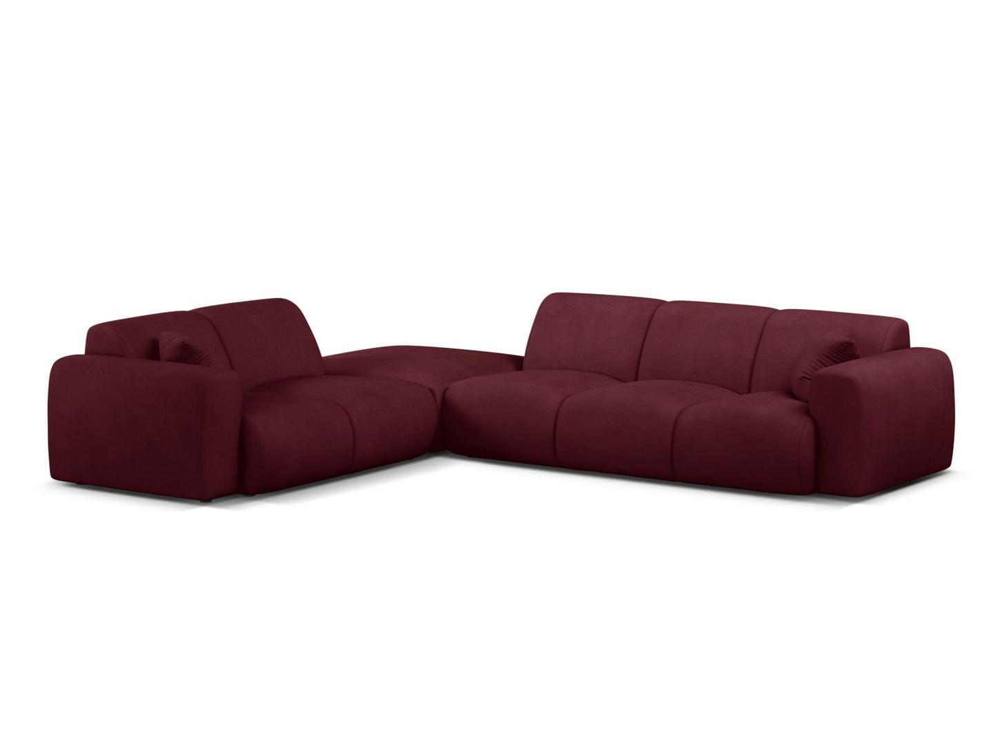 Molino Corner Sofa, 6 Seats, 315x250 cm — Bordeaux / Left