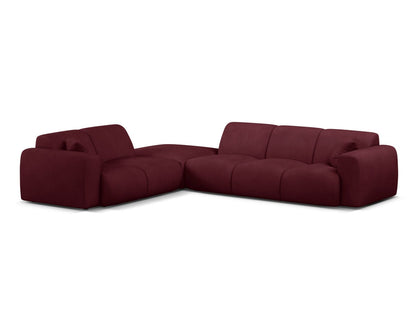 Molino Corner Sofa, 6 Seats, 315x250 cm — Bordeaux / Left