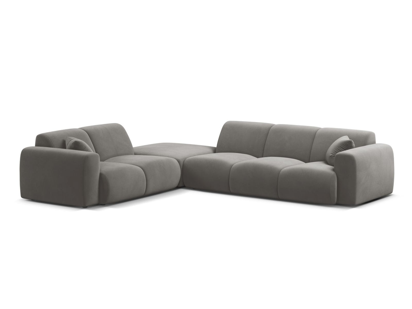 Molino Corner Sofa, 6 Seats, 315x250 cm — Grey / Left