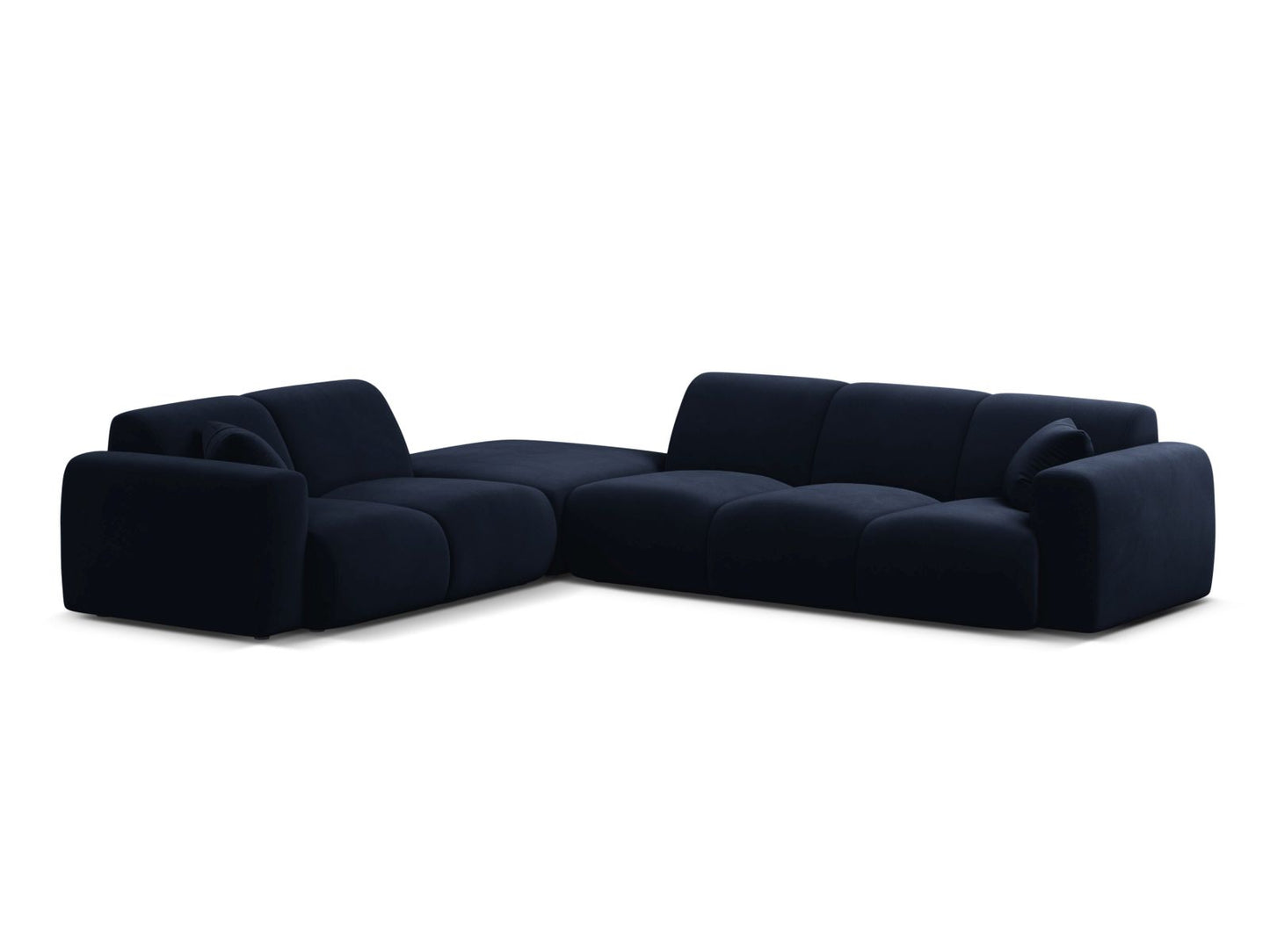 Molino Corner Sofa, 6 Seats, 315x250 cm — Royal Blue / Left
