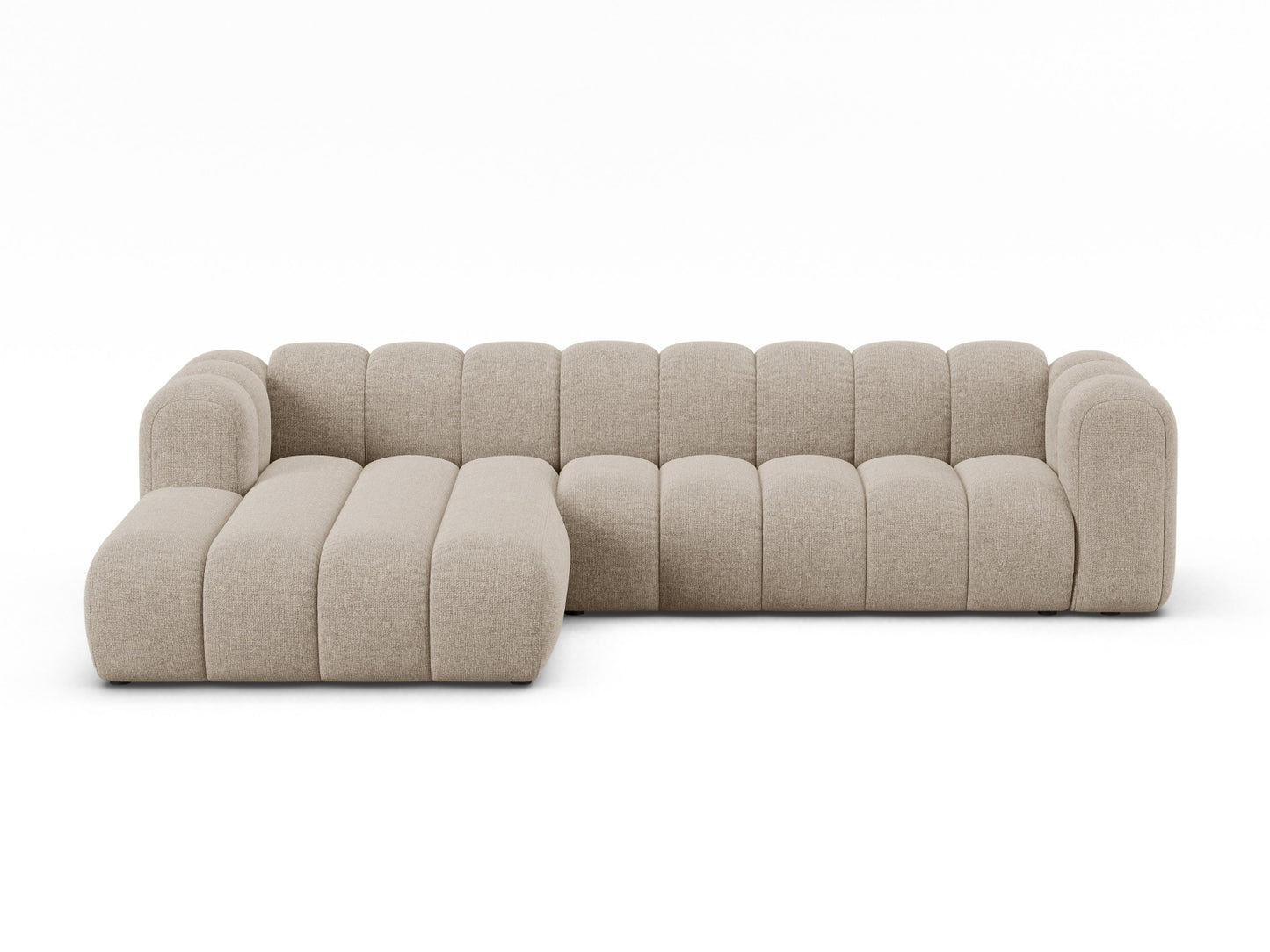Lupine Modular Corner Sofa, 4 Seats — Dark Beige / Left