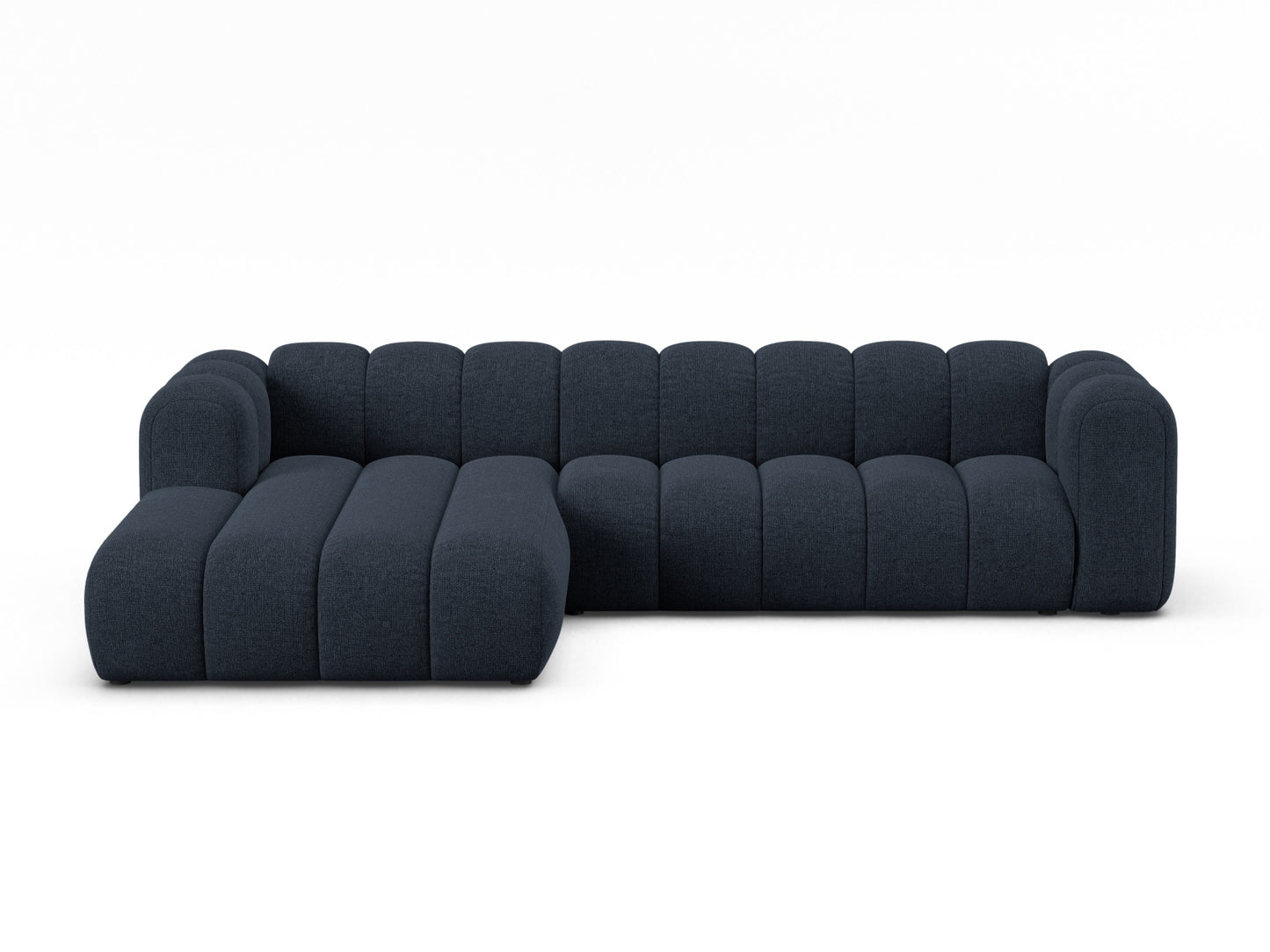 Lupine Modular Corner Sofa, 4 Seats — Navy Blue / Left