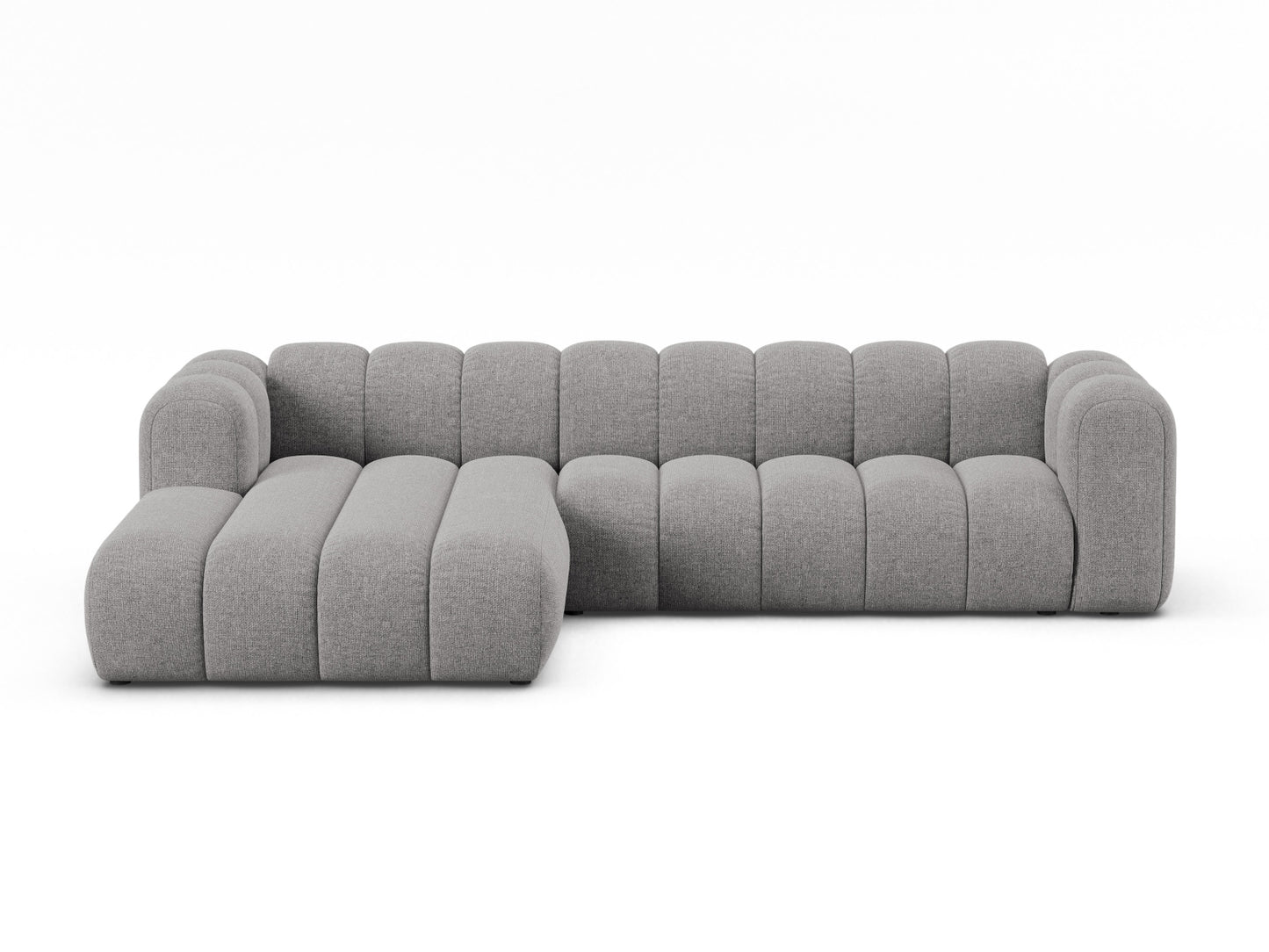 Lupine Modular Corner Sofa, 4 Seats — Light Grey / Left