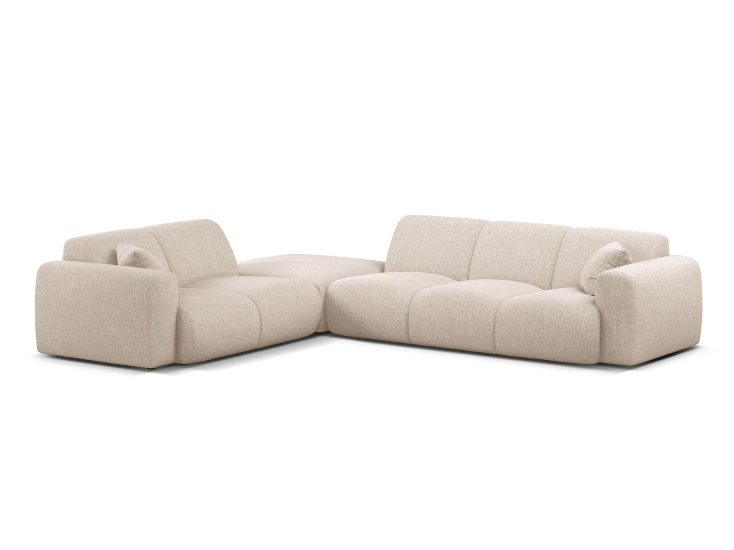 Molino Corner Sofa, 6 Seats, 315x250 cm — Light Beige / Left