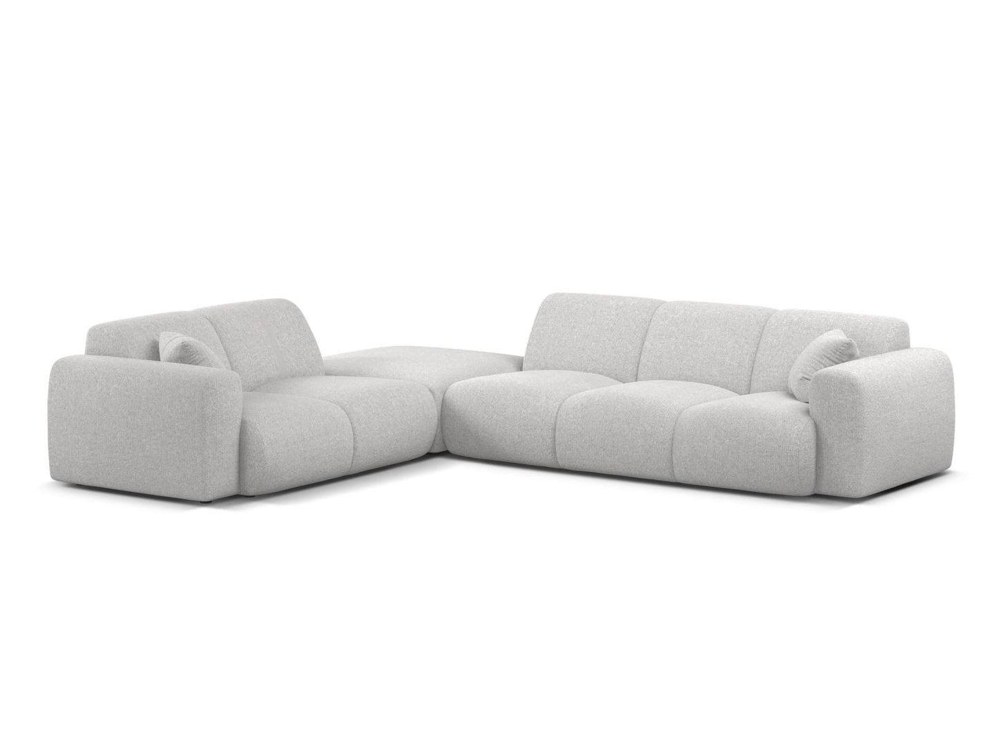 Molino Corner Sofa, 6 Seats, 315x250 cm — Silver / Left