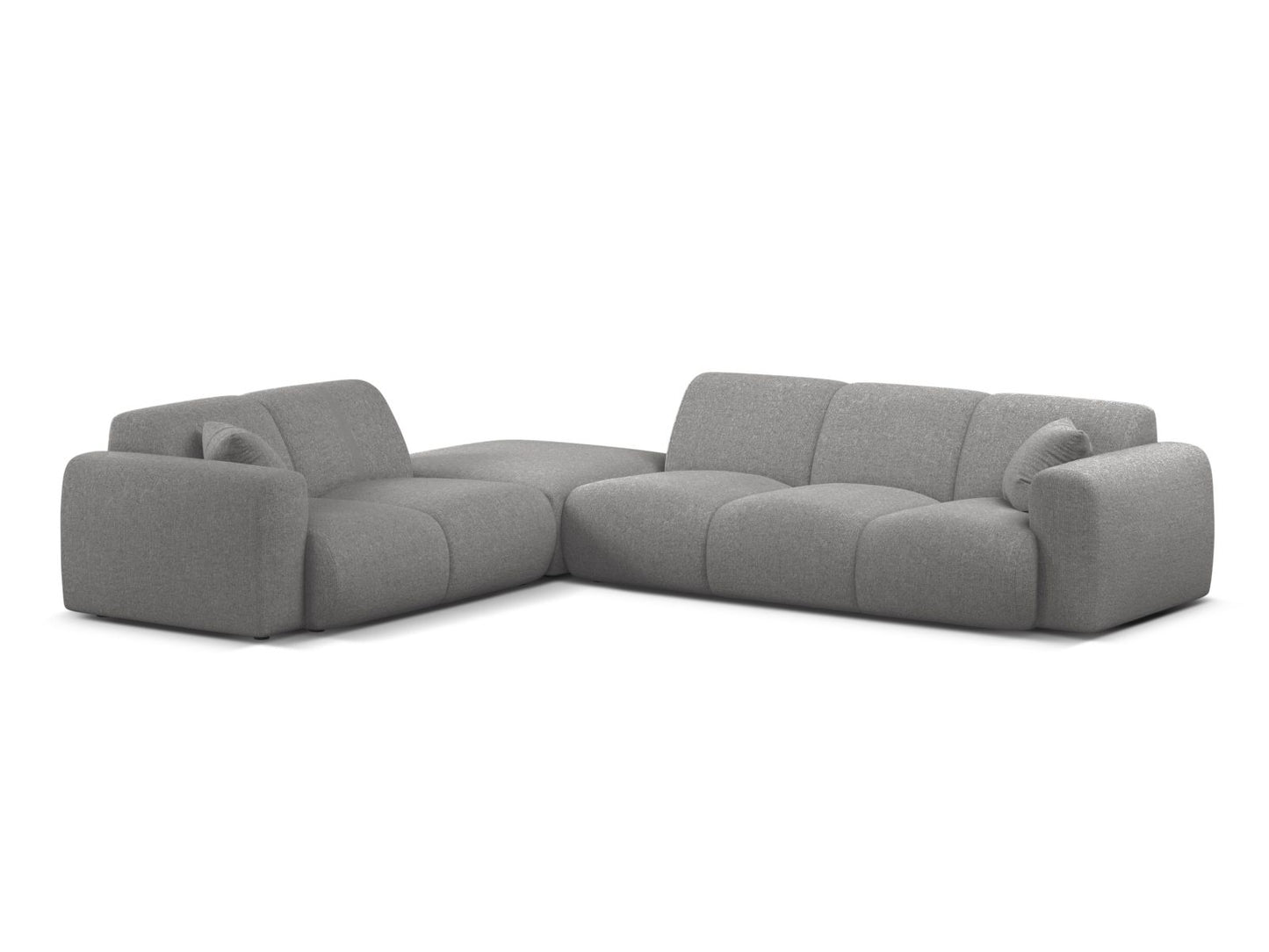 Molino Corner Sofa, 6 Seats, 315x250 cm — Light Grey / Left