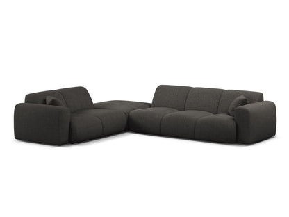 Molino Corner Sofa, 6 Seats, 315x250 cm — Dark Grey / Left