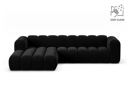 Lupine Modular Corner Sofa, 4 Seats — Black / Left