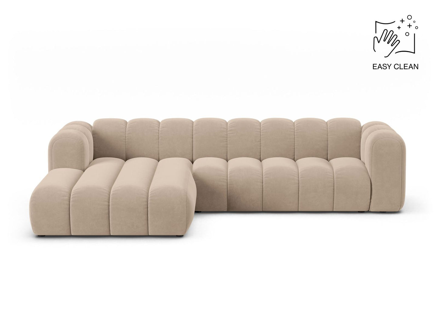 Lupine Modular Corner Sofa, 4 Seats — Beige / Left