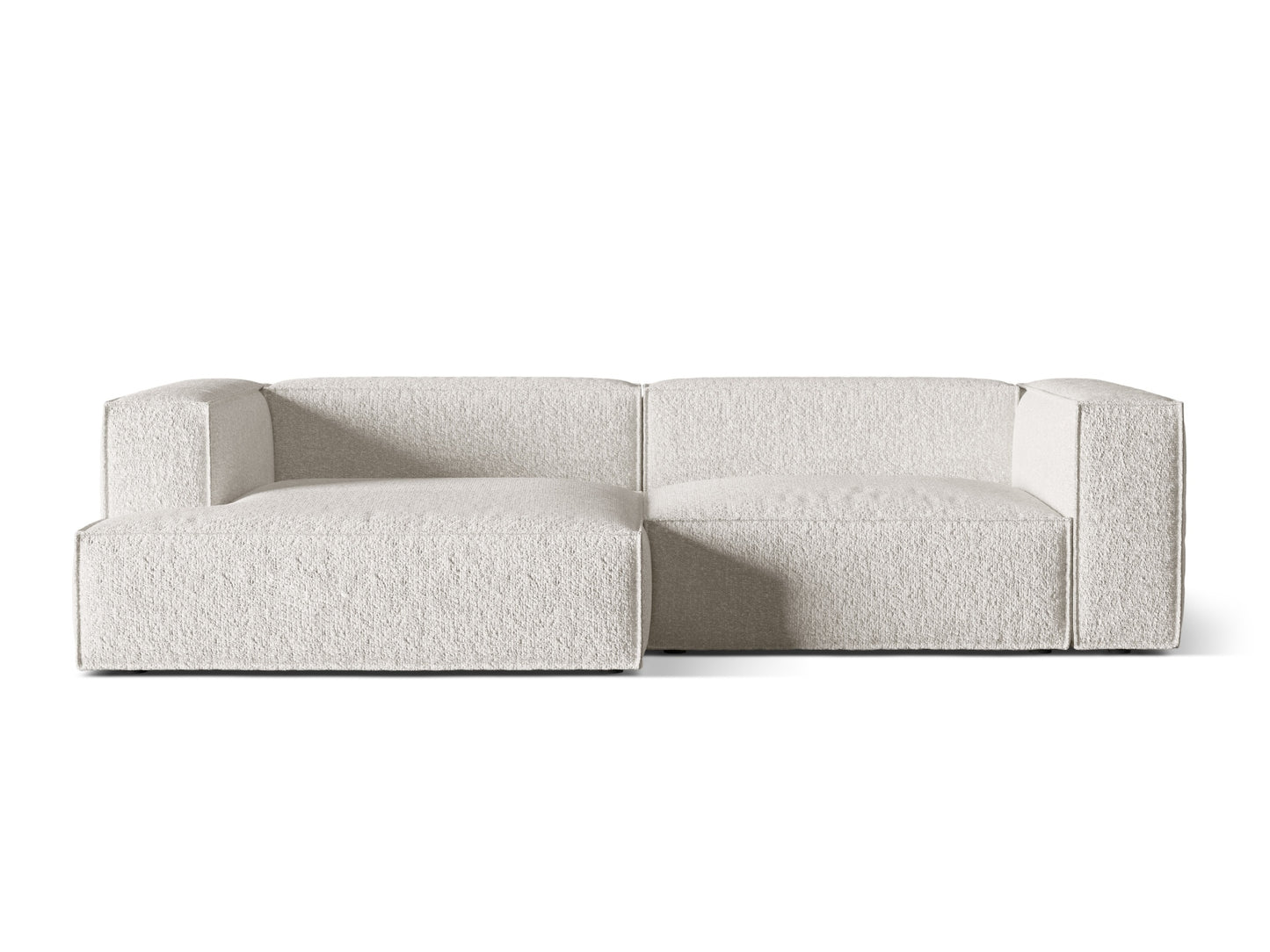 Nuria Modular Corner Sofa, 4 Seats, 292x147 cm — Grey Beige Melange / Left