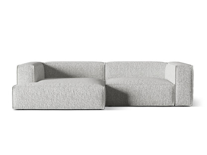 Nuria Modular Corner Sofa, 4 Seats, 292x147 cm — Silver / Left