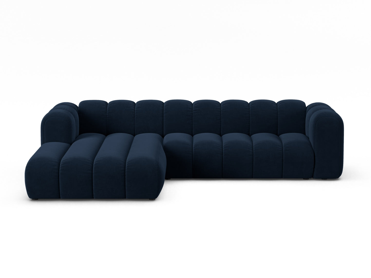 Lupine Modular Corner Sofa, 4 Seats — Royal Blue / Left