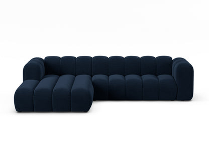 Lupine Modular Corner Sofa, 4 Seats — Royal Blue / Left