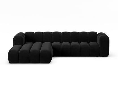 Lupine Modular Corner Sofa, 4 Seats — Black / Left