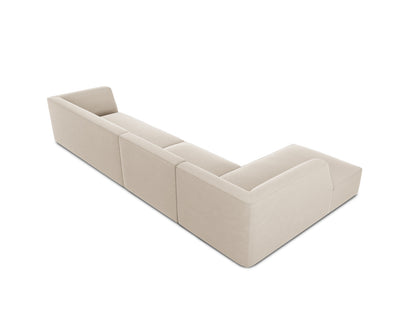 Ecksofa Samt Beige Ruby — Ansicht 5