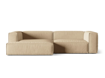 Nuria Modular Corner Sofa, 4 Seats, 292x147 cm — Nude / Left