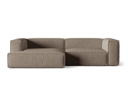 Nuria Modular Corner Sofa, 4 Seats, 292x147 cm — Warm grey / Left