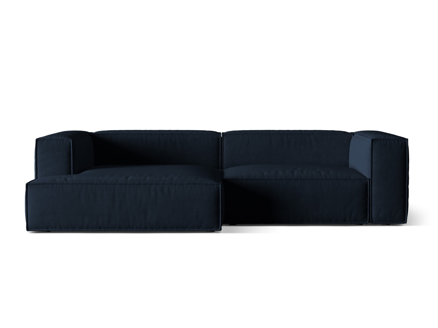 Nuria Modular Corner Sofa, 4 Seats, 292x147 cm — Dark Blue / Left
