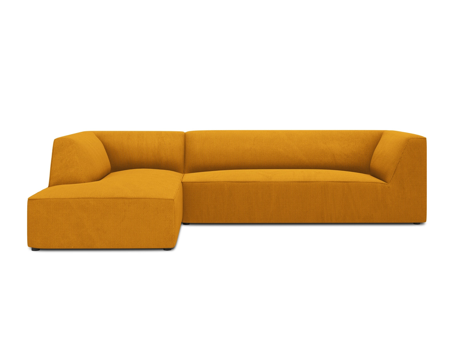 Ruby Modular Corner Sofa, 5 Seats — Yellow / Left
