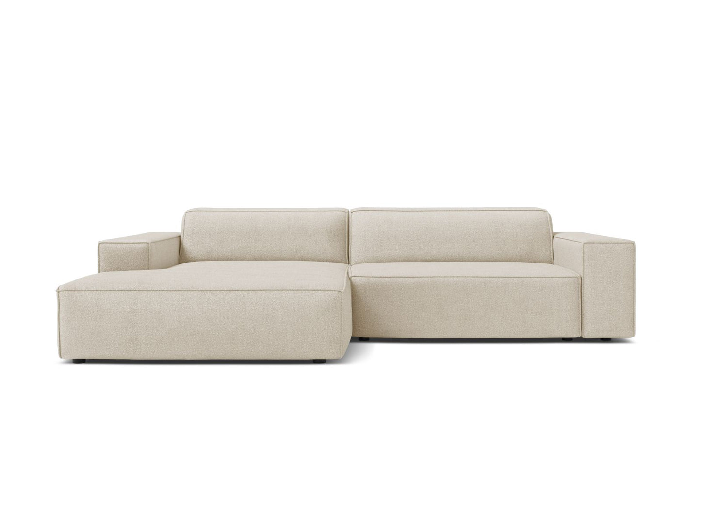 Jodie Modular Corner Sofa, 3 Seats, 224x162 cm — Beige / Left