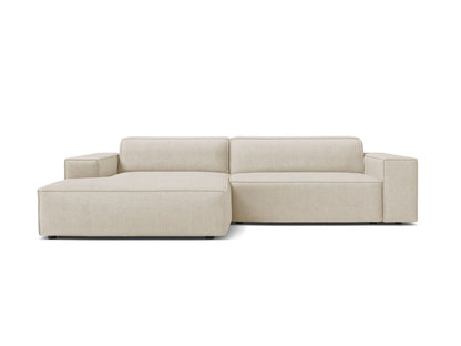 Jodie Modular Corner Sofa, 3 Seats, 224x162 cm — Beige / Left
