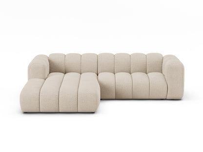 Ecksofa Bouclé Beige Lupine — Beige