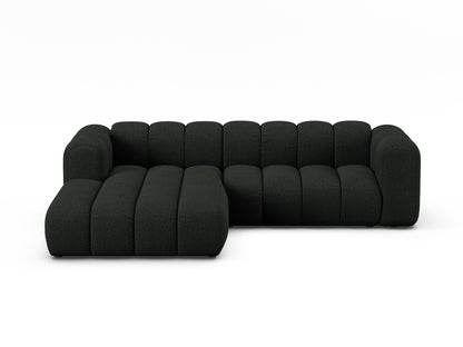 Ecksofa Bouclé Beige Lupine — Black