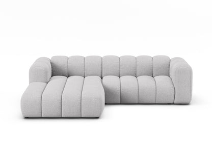 Ecksofa Bouclé Beige Lupine — Light Grey