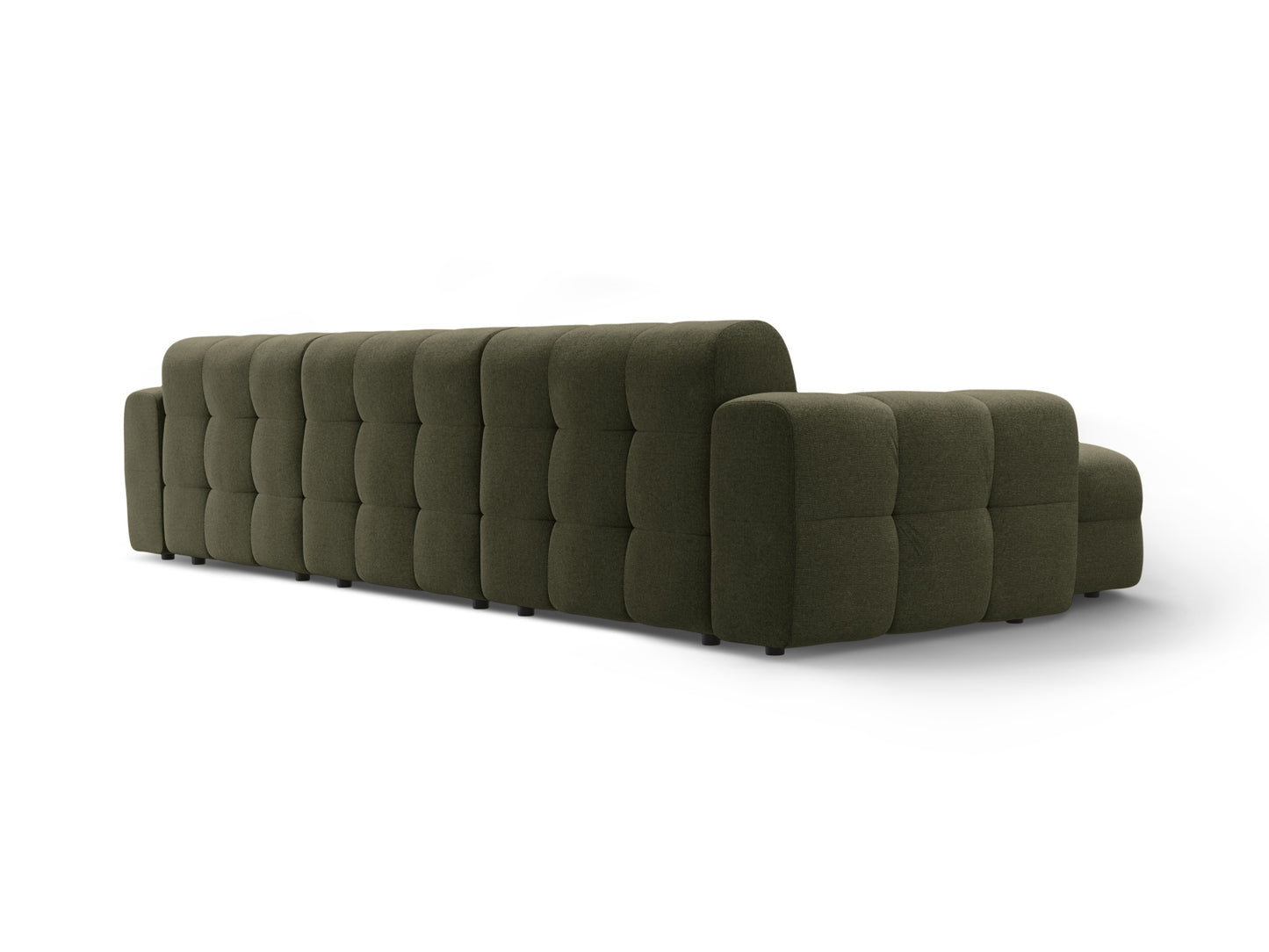 Ecksofa Strukturstoff Amazon Green Kendal — Maße und Details