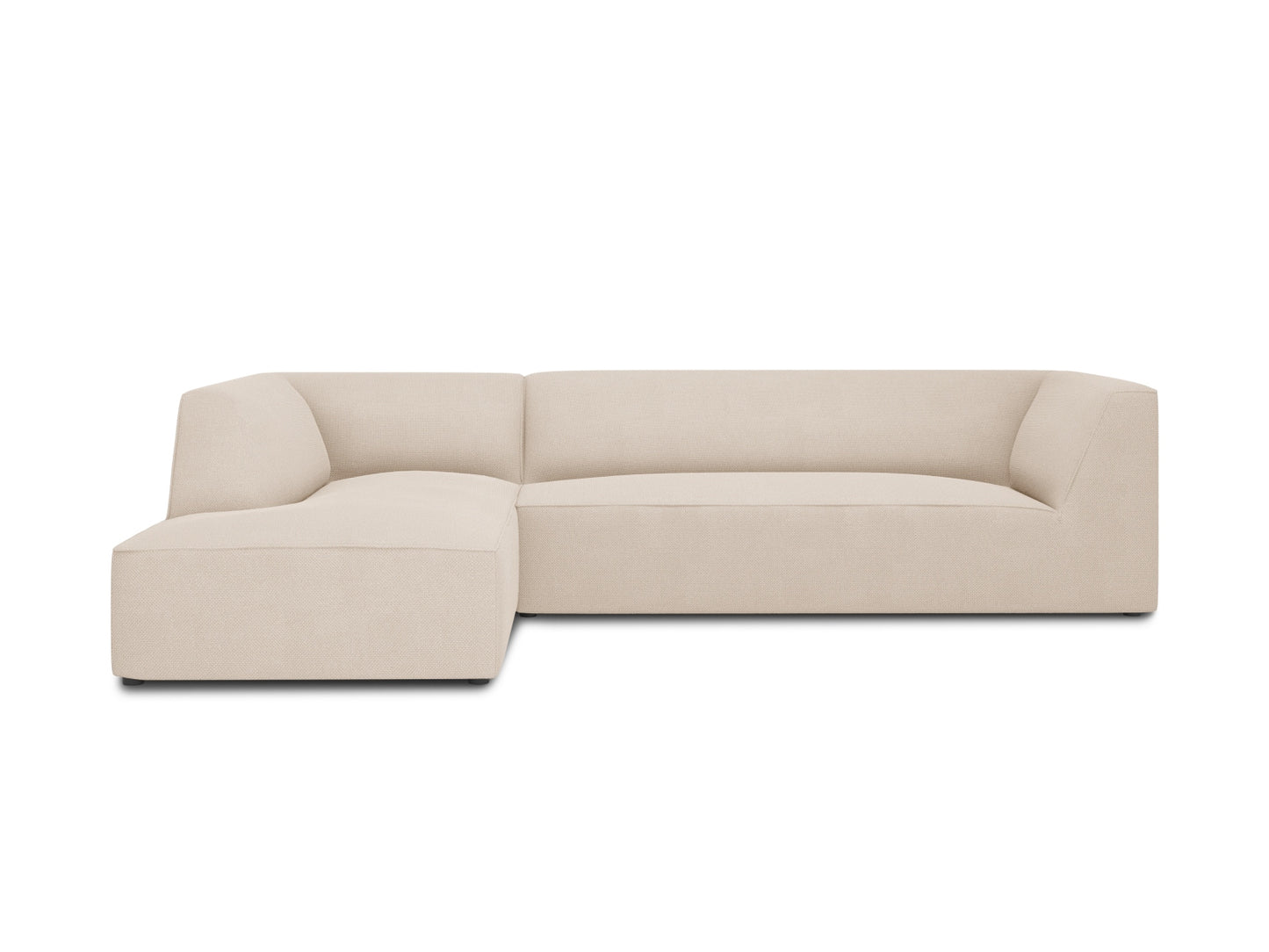 Ruby Modular Corner Sofa, 4 Seats — Beige / Left