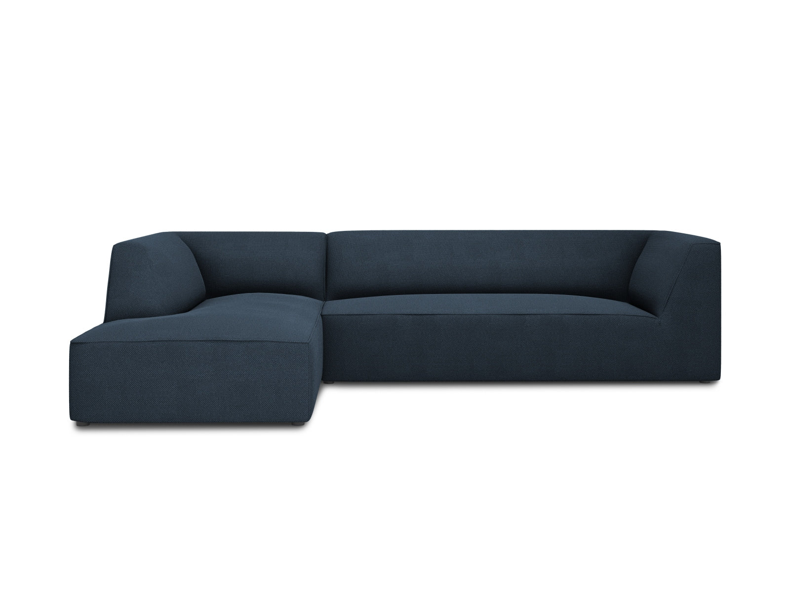 Ruby Modular Corner Sofa, 4 Seats — Navy Blue / Left