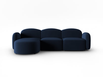 Blair Corner Sofa, 3 Seats — Royal Blue / Left