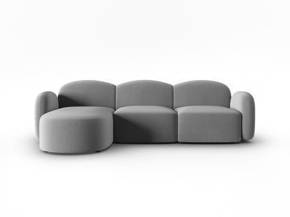 Blair Corner Sofa, 3 Seats — Grey / Left