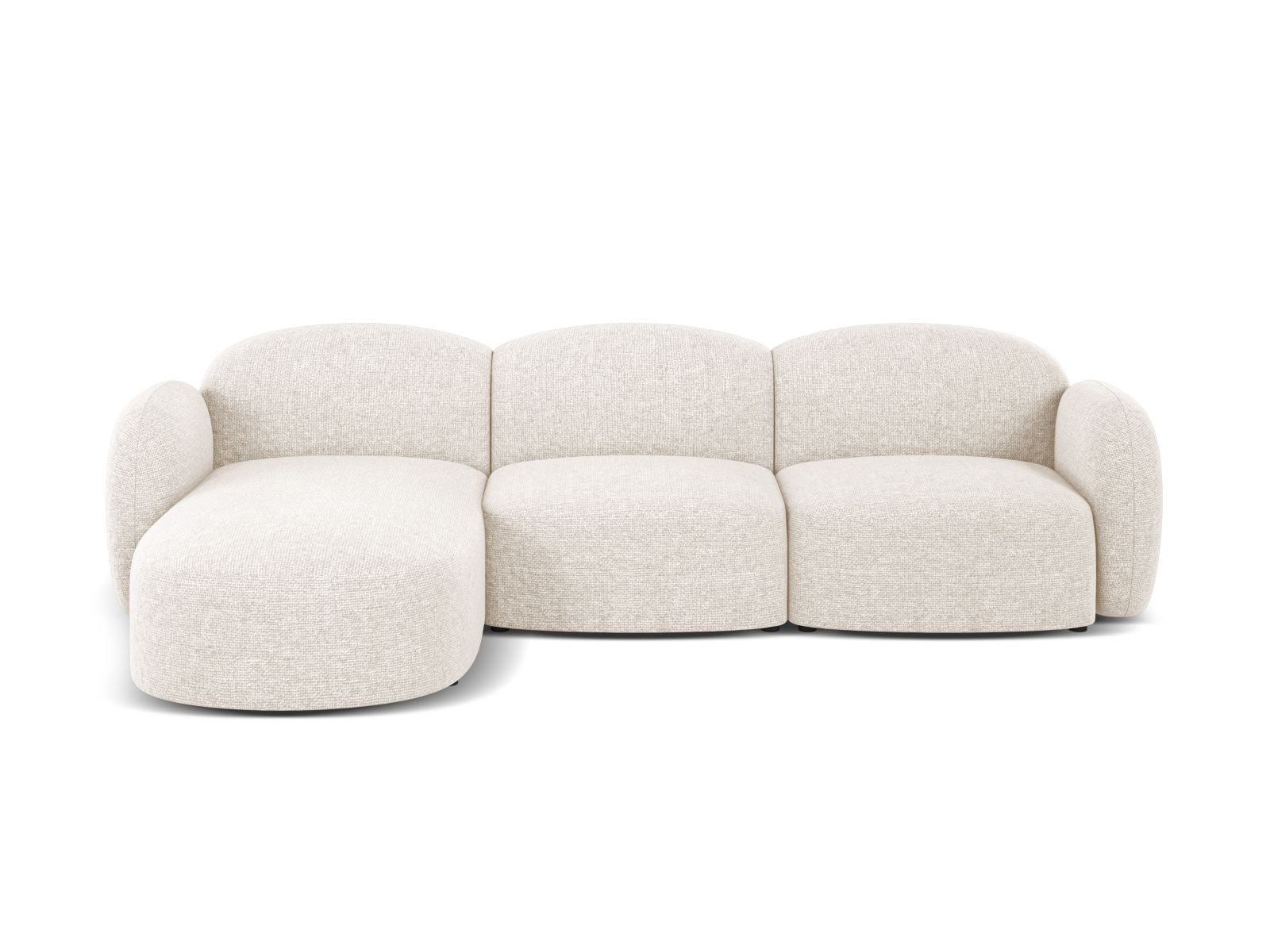 Blair Corner Sofa, 4 Seats — Light Beige / Left