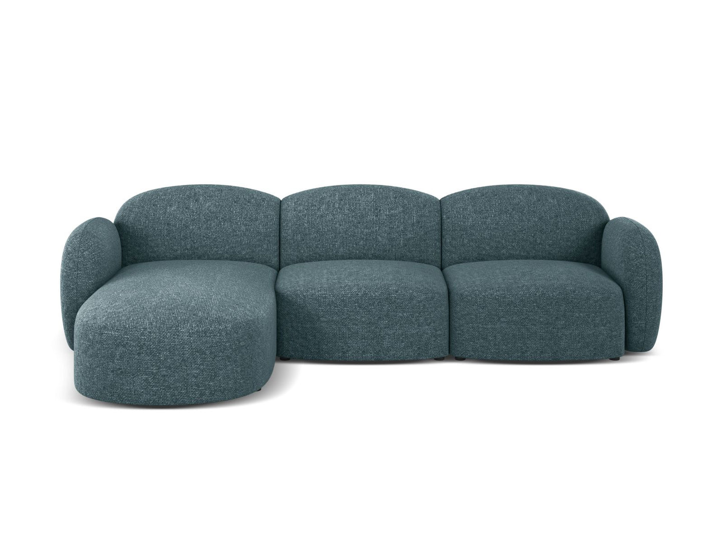 Blair Corner Sofa, 4 Seats — Light Blue / Left