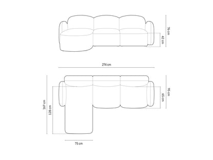 Blair Corner Sofa, 4 Seats