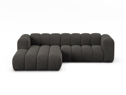 Ecksofa Chenille Brick Lupine — Dark Grey