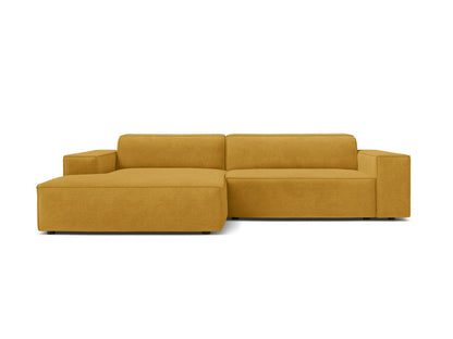 Jodie Modular Corner Sofa, 3 Seats, 224x162 cm — Yellow / Left