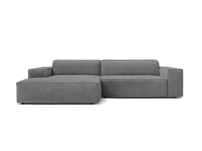 Jodie Modular Corner Sofa, 3 Seats, 224x162 cm — Grey / Left