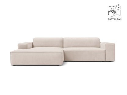 Jodie Modular Corner Sofa, 3 Seats, 224x162 cm — Light Beige / Left