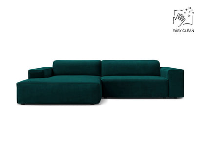 Jodie Modular Corner Sofa, 3 Seats, 224x162 cm — Deep Petrol / Left