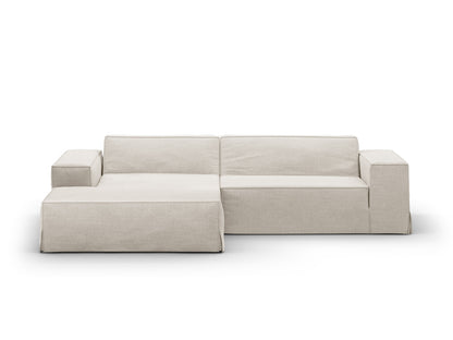 Jodie Modular Corner Sofa, 3 Seats, 224x162 cm — Natural / Left