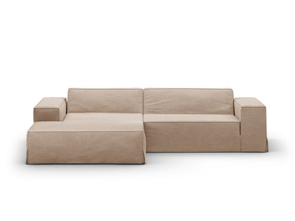Jodie Modular Corner Sofa, 3 Seats, 224x162 cm — Sand / Left