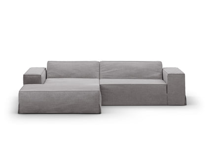 Jodie Modular Corner Sofa, 3 Seats, 224x162 cm — Warm grey / Left