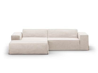 Jodie Modular Corner Sofa, 3 Seats, 224x162 cm — Beige / Left