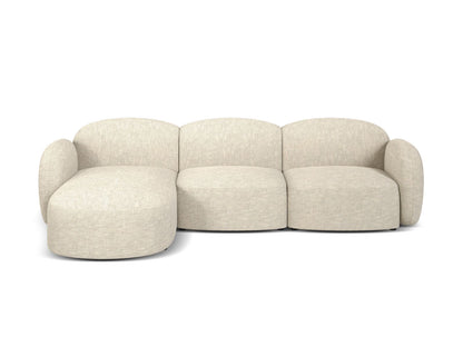 Blair Corner Sofa, 4 Seats — Light Beige / Left