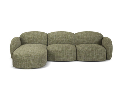 Blair Corner Sofa, 4 Seats — Olive / Left