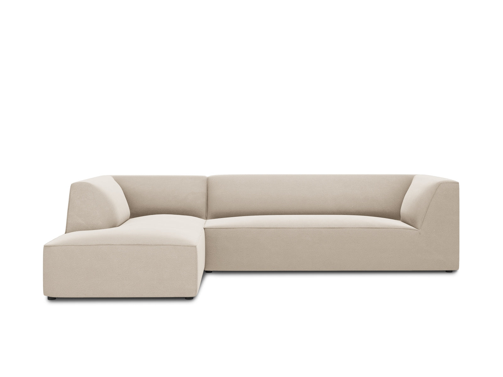 Ruby Modular Corner Sofa, 5 Seats — Beige / Left